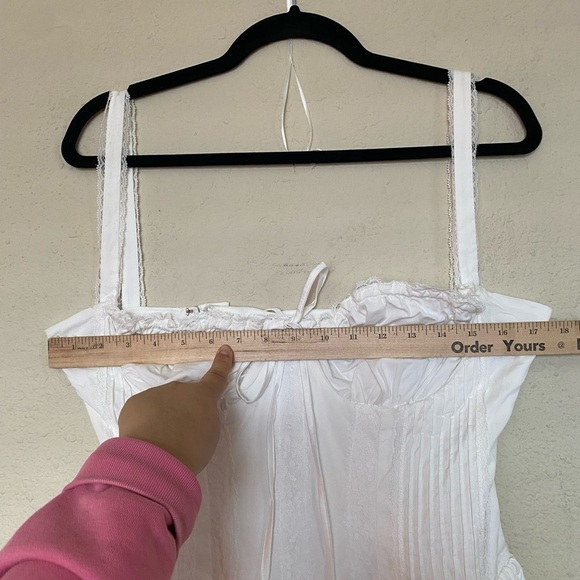 HOUSE OF CB L D-DD Taller  'Pietra' White Corset Mini Dress NWOT Large - Picture 7 of 11